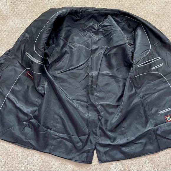 GIORGIO FIORELLI-Men’s Blk Superlux Super Fine Premium Quality SuitJacket-Size42 - Picture 5 of 7